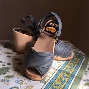 Swedish Hasbeen Grey Sandal